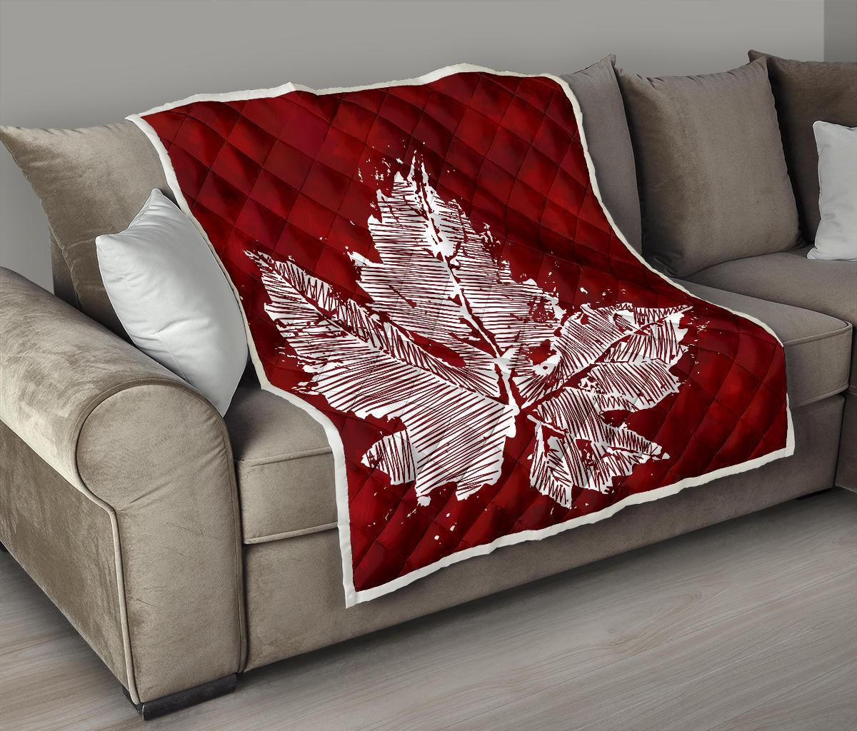 canada-maple-leaf-premium-quilt-red