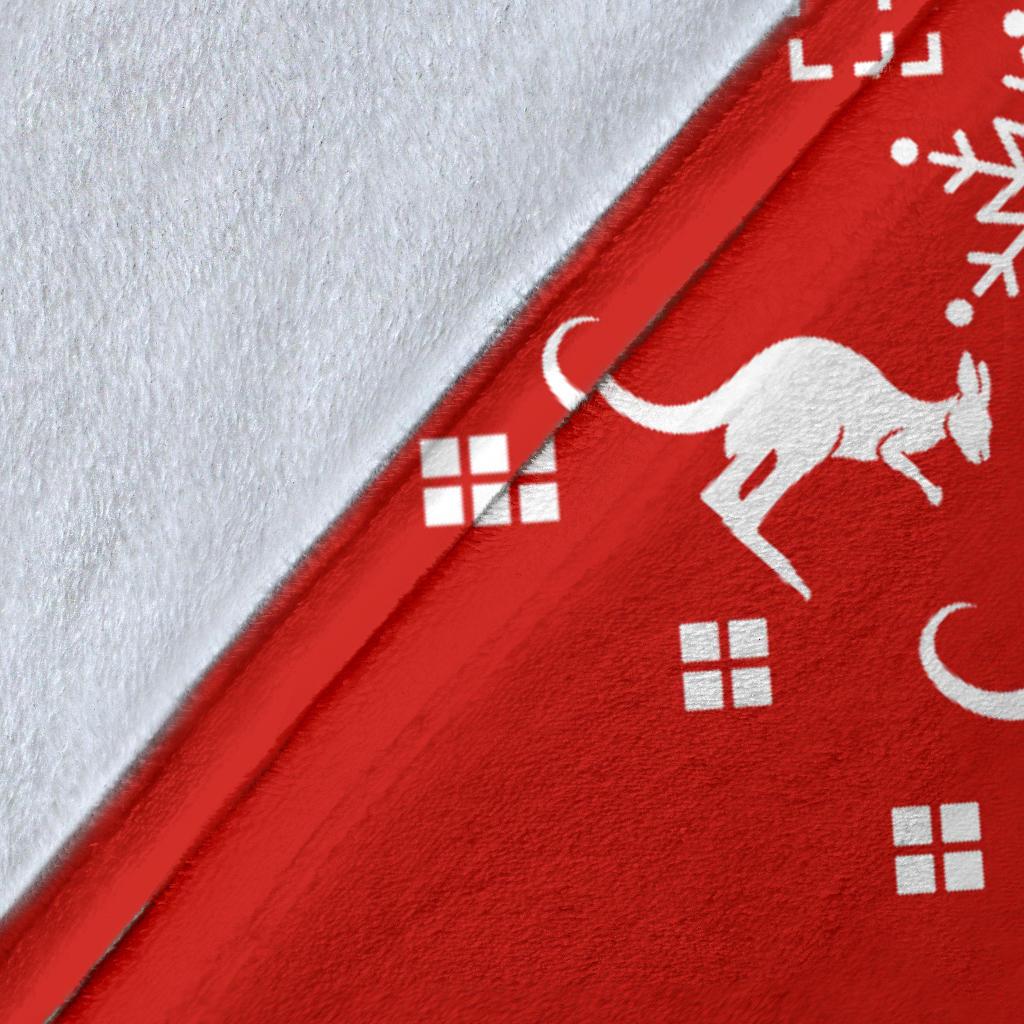 premium-blanket-koala-blanket-kangaroo-symbol-snowflakes