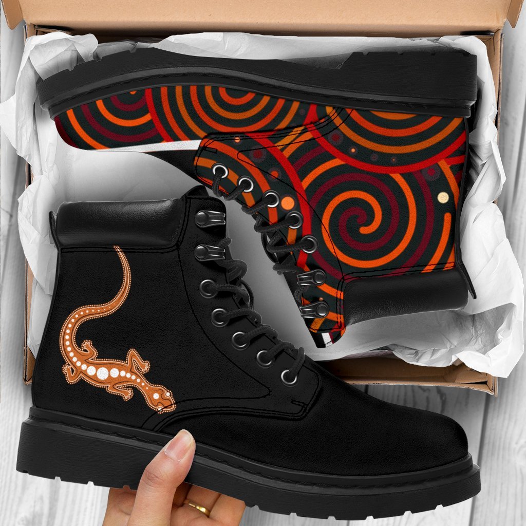 aboriginal-all-season-boots-indigenous-lizard-dreaming