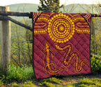 aboriginal-premium-quilt-aboriginal-snake-and-alligator