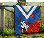 bulldogs-premium-quilt-poppy-flowers