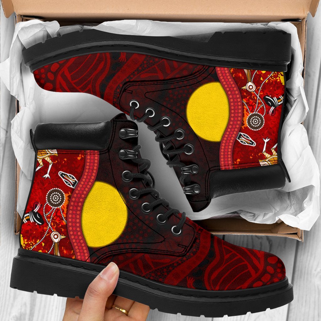 aboriginal-all-season-boots-red-indigenous-flag