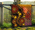 aboriginal-premium-quilt-australia-indigenous-flag-circle-dot-painting-art-golden