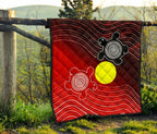 aboriginal-premium-quilt-indigenous-circle-dot-painting-style