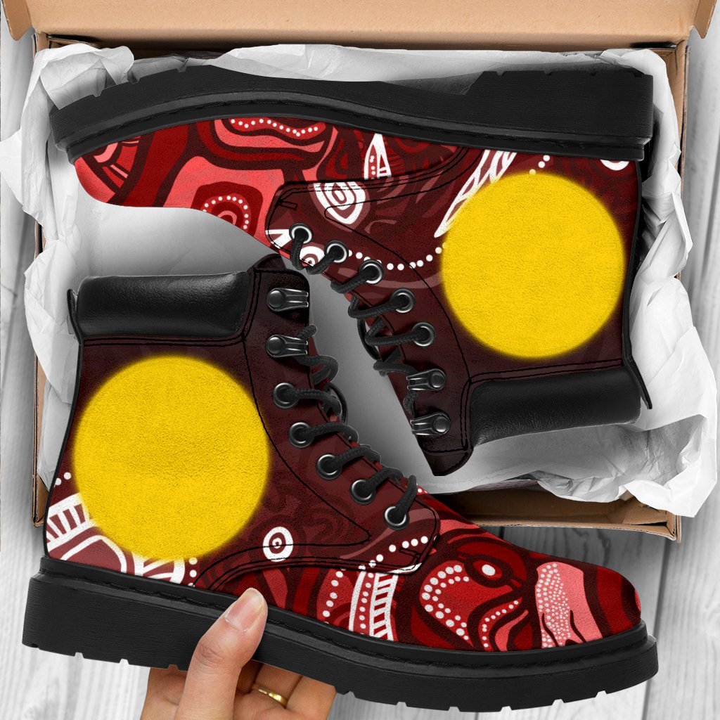 aboriginal-all-seaon-boots-red-landscape