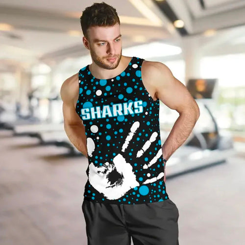 sharks-indigenous-mens-tank-top-minimalism-version