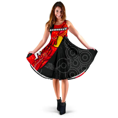 Bombers Naidoc Week Women's Dress Essendon Ingenious - Vibe Hoodie