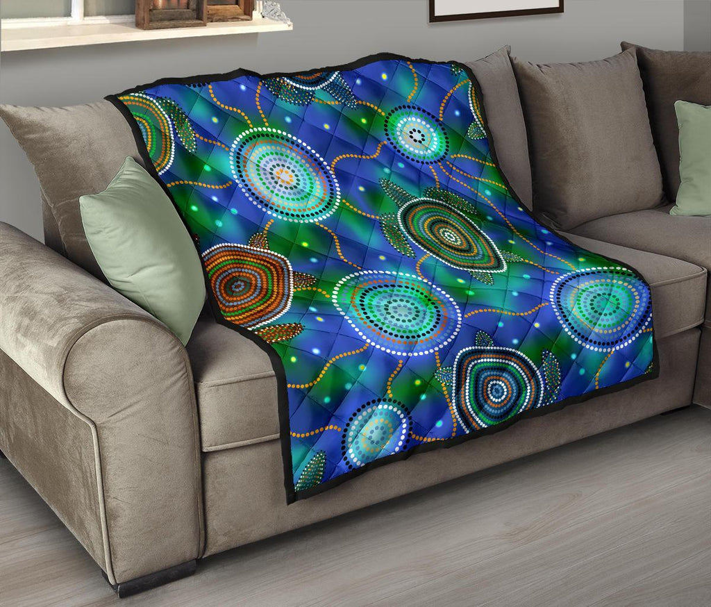 aboriginal-premium-quilt-indigenous-turtle-dreaming