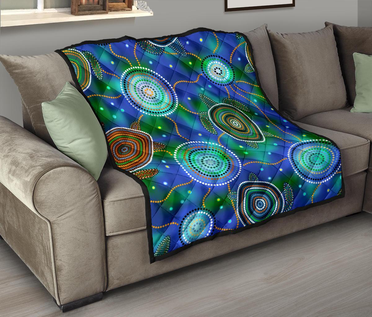 aboriginal-premium-quilt-indigenous-turtle-dreaming