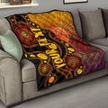 custom-text-aboriginal-premium-quilt-australia-indigenous-flag-circle-dot-painting-art-golden