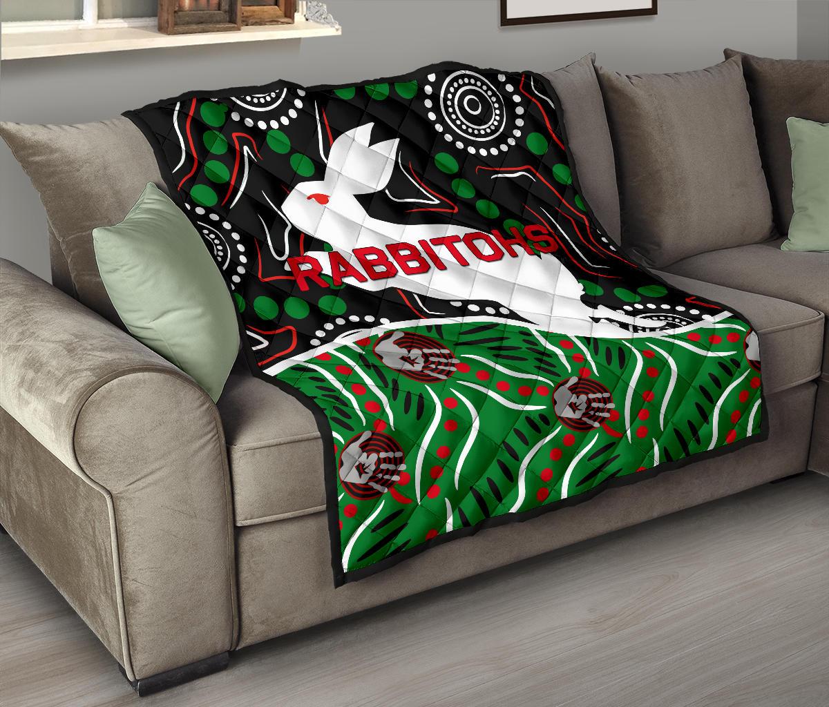 rabbitohs-premium-quilt-aboriginal