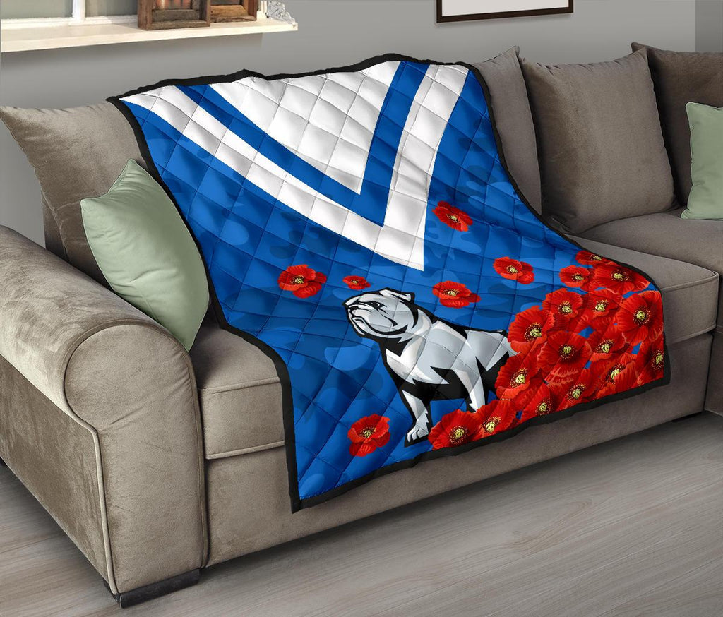 bulldogs-premium-quilt-poppy-flowers