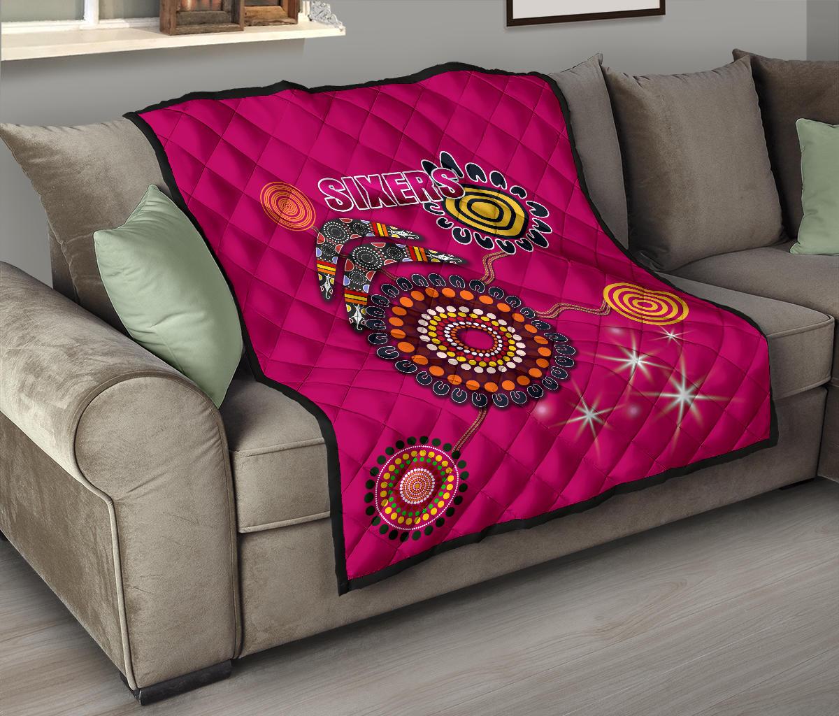 sydney-premium-quilt-sixers-indigenous-magenta