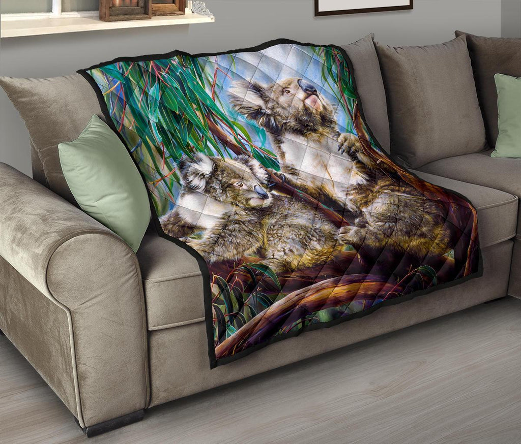 premium-quilt-koala-and-joey-quilt-3d-art