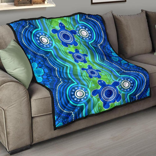 1staustrali-aboriginal-premium-quilt-aboriginal-turtle-family