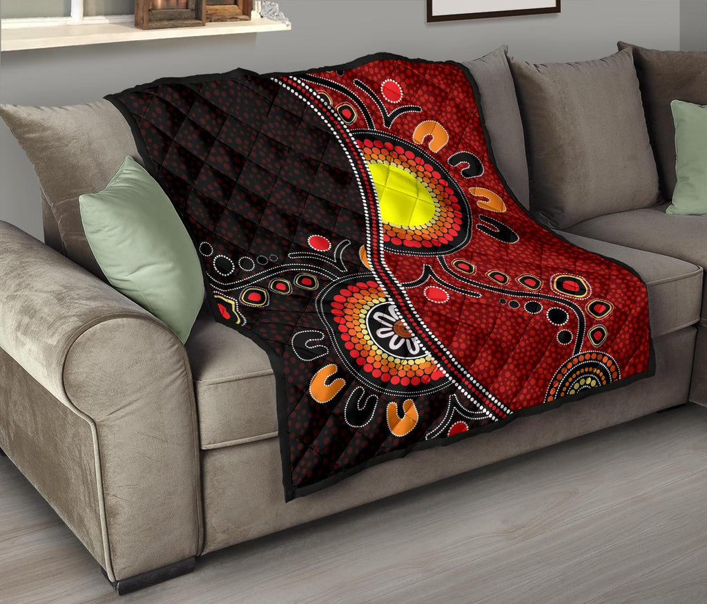 aboriginal-premium-quilt-australia-flag-dot-painting-art
