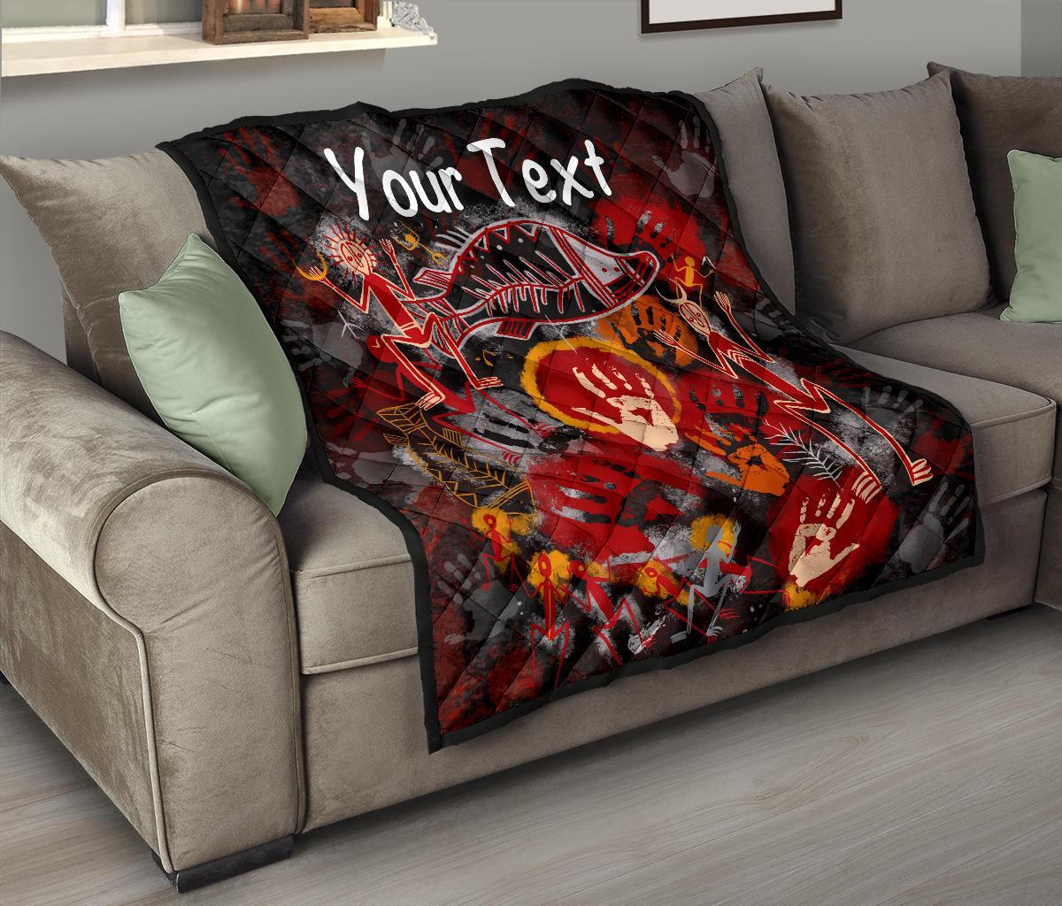 custom-aboriginal-premium-quilt-indigenous-fish-hand-art