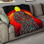 premium-quilt-aboriginal-sublimation-dot-pattern-style-red