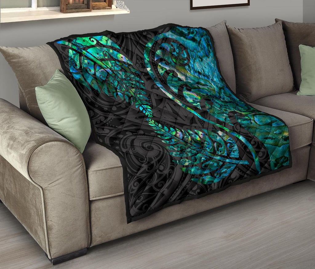 aotearoa-maori-premium-quilt-silver-fern-koru-vibes