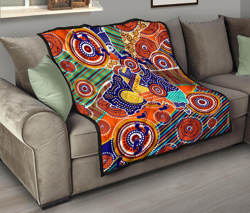 aboriginal-premium-quilt-australian-map-dot-painting