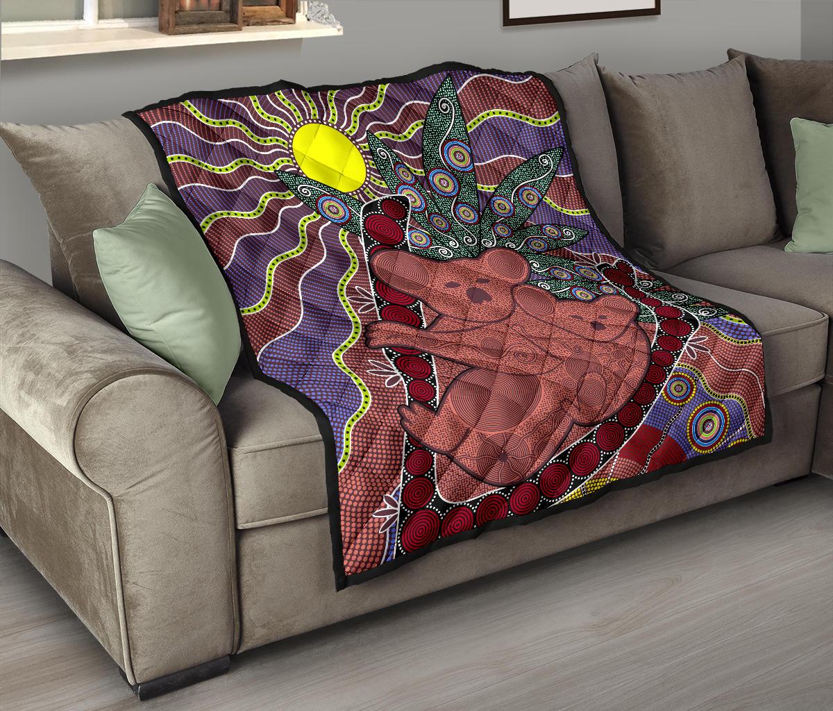 premium-quilts-koala-coverlets-aboriginal-pattern