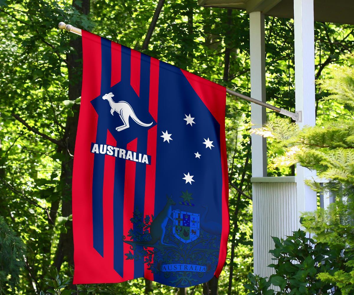 flag-australia-kangaroo-sign-national-color