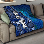 custom-text-aboriginal-premium-quilt-australia-indigenous-flag-circle-dot-painting-art-blue