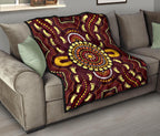 aboriginal-premium-quilt-indigenous-circle-footprint