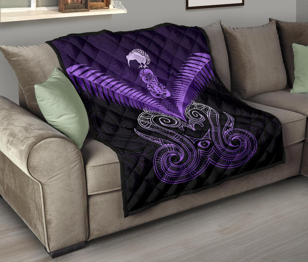 maori-manaia-new-zealand-premium-quilt-purple