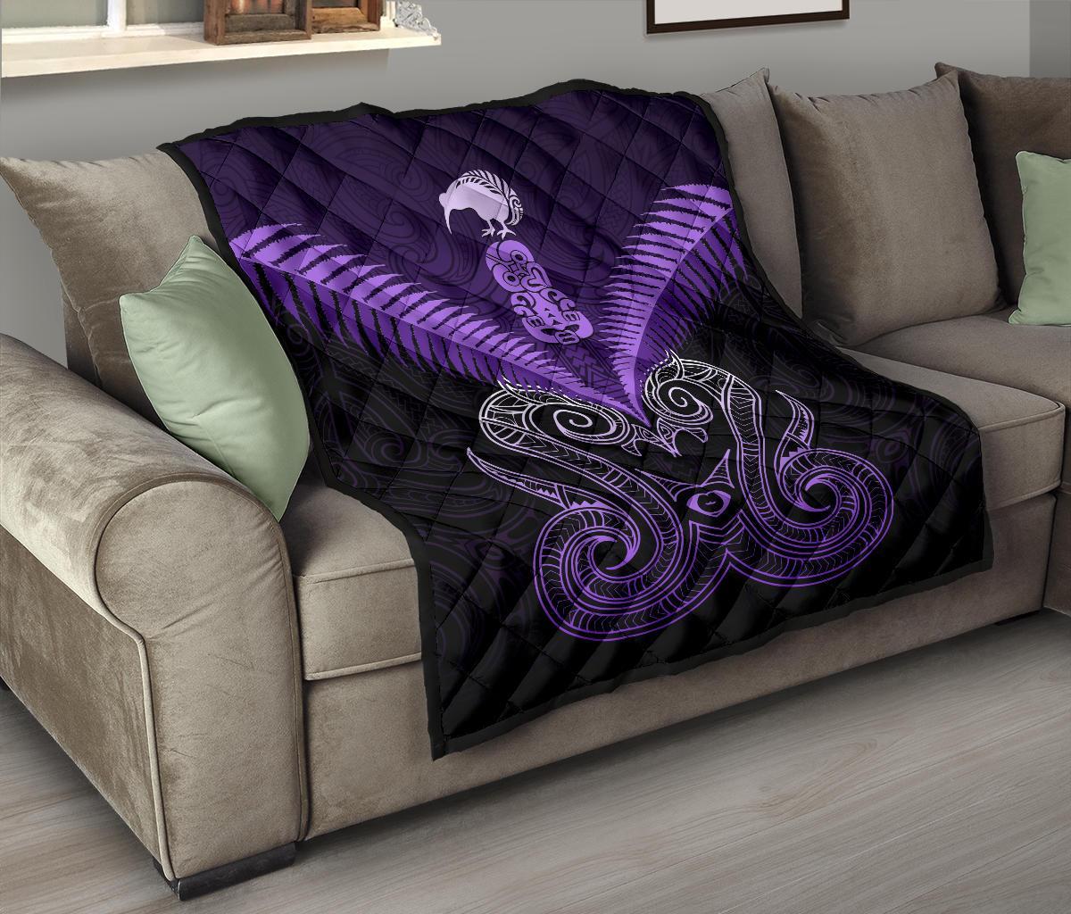 maori-manaia-new-zealand-premium-quilt-purple