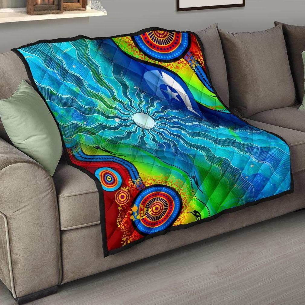 premium-quilt-torres-strait-islanders-flag-with-aboriginal-patterns-quilt