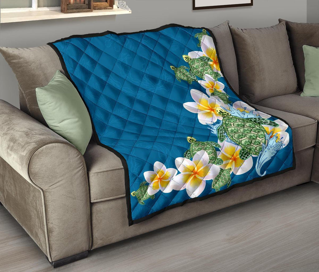 plumeria-sea-turtle-premium-quilt