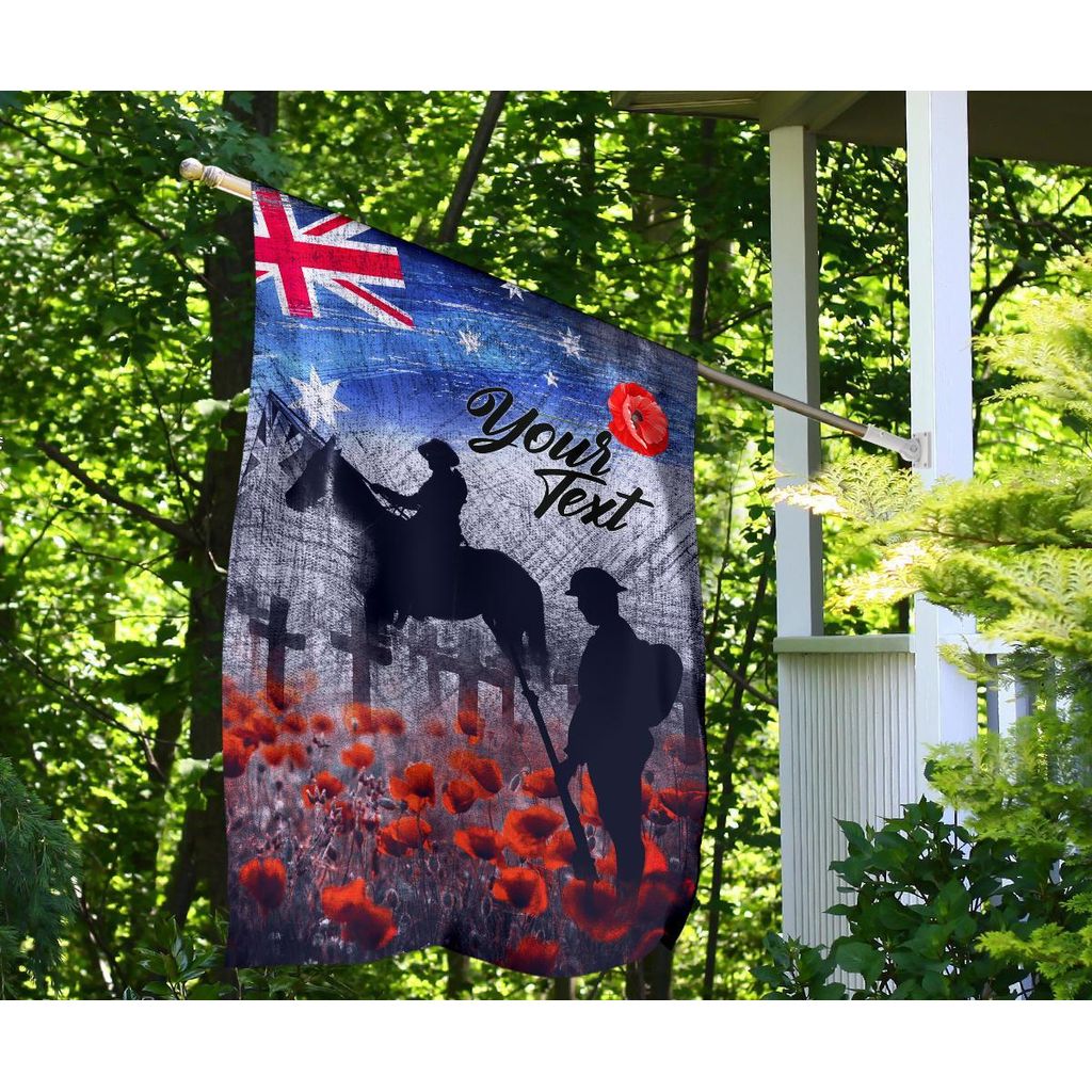 custom-text-anzac-day-flag-lest-we-forget-vintage-poppies