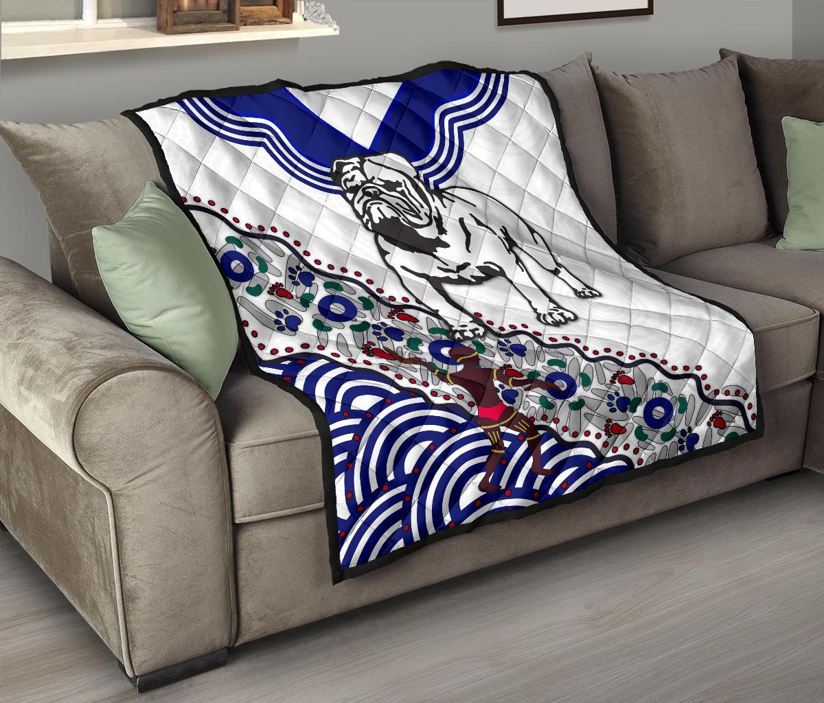 bulldogs-premium-quilt-indigenous