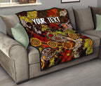custom-aboriginal-premium-quilt-kangaroo-and-lizard-dot-painting-art