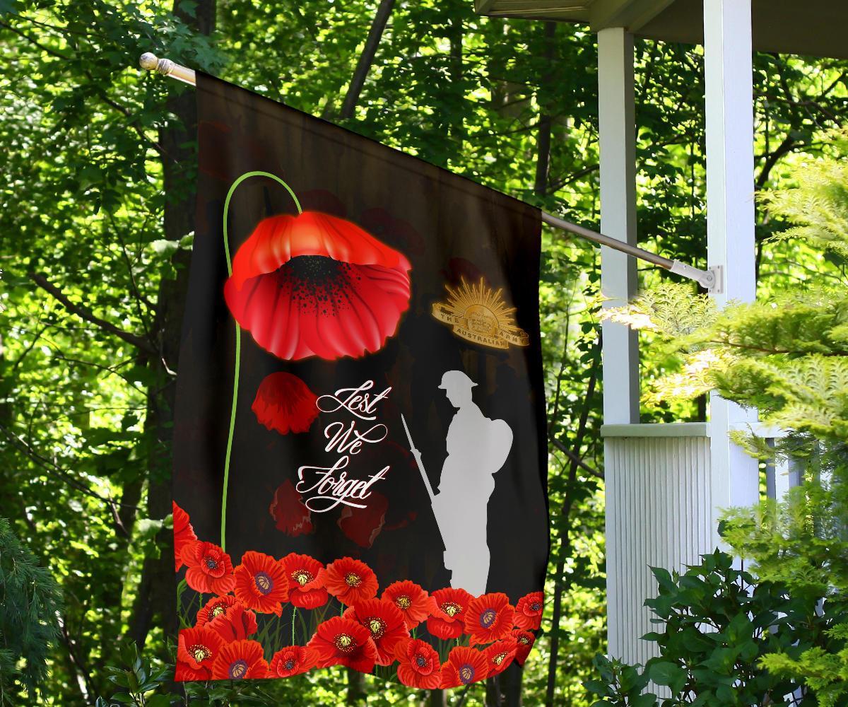 anzac-flag-remembrance-poppy-flowers