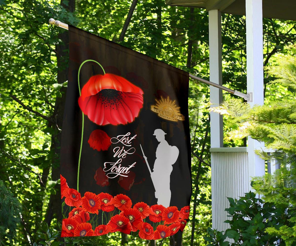 anzac-flag-remembrance-poppy-flowers