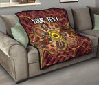 custom-aboriginal-premium-quilt-indigenous-lizard-dot-painting-art