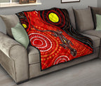aboriginal-premium-quilt-australia-lizard-dot-painting-art