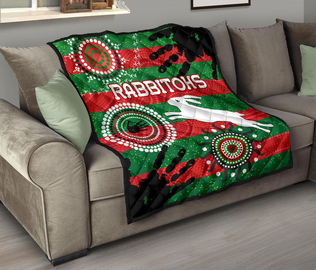 south-sydney-rabbitohs-indigenous-premium-quilt-country-style-no-1