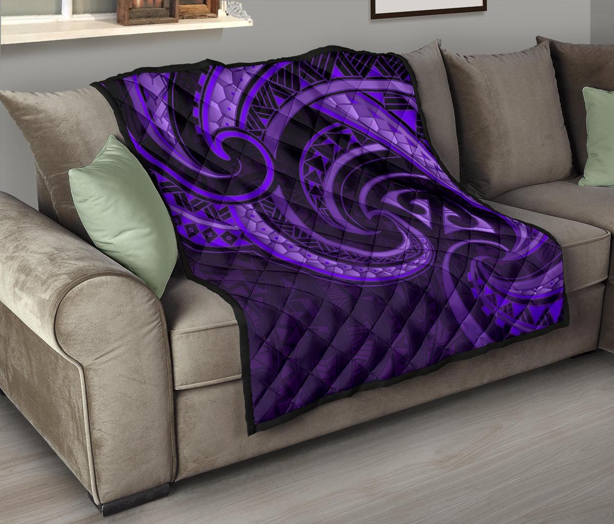new-zealand-maori-mangopare-premium-quilt-polynesian-purple