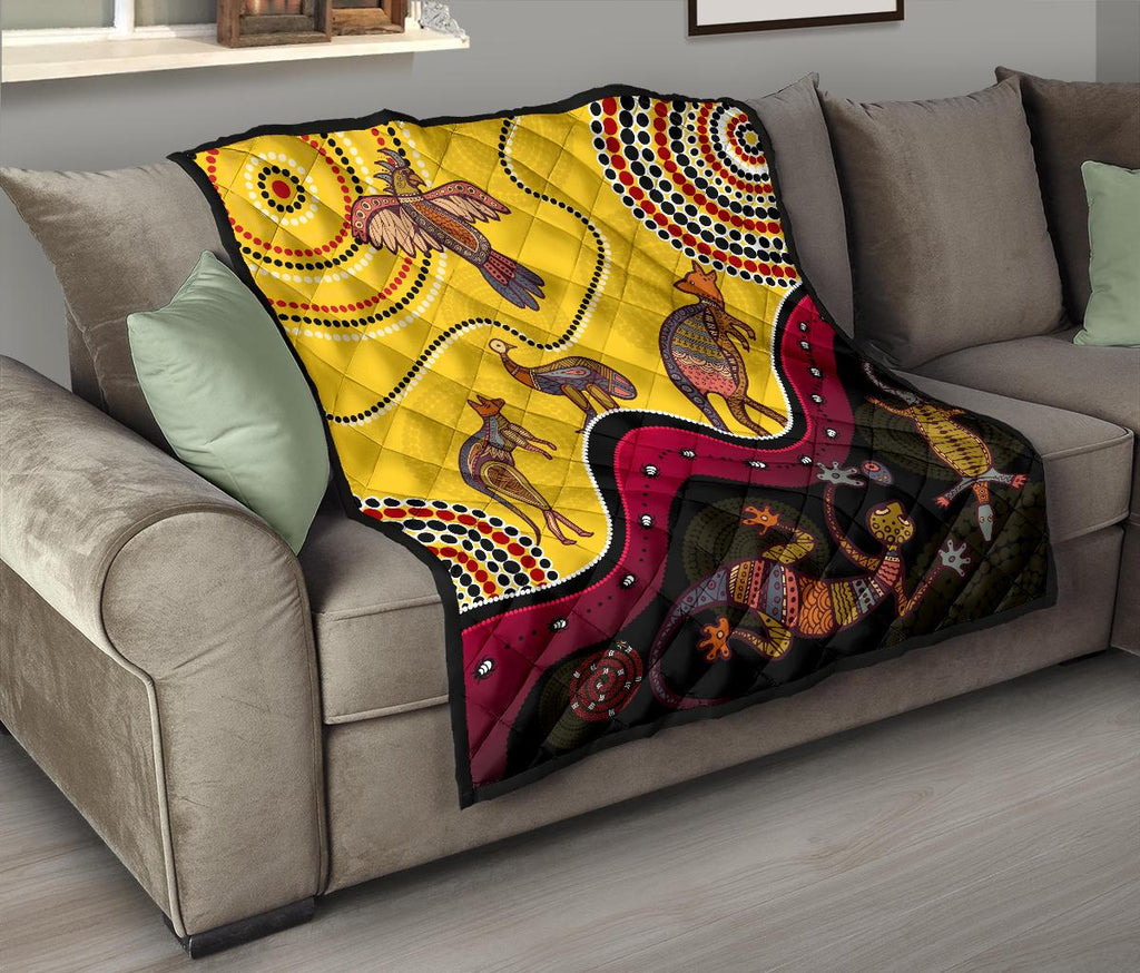 aboriginal-premium-quilt-indigenous-animals-life-art