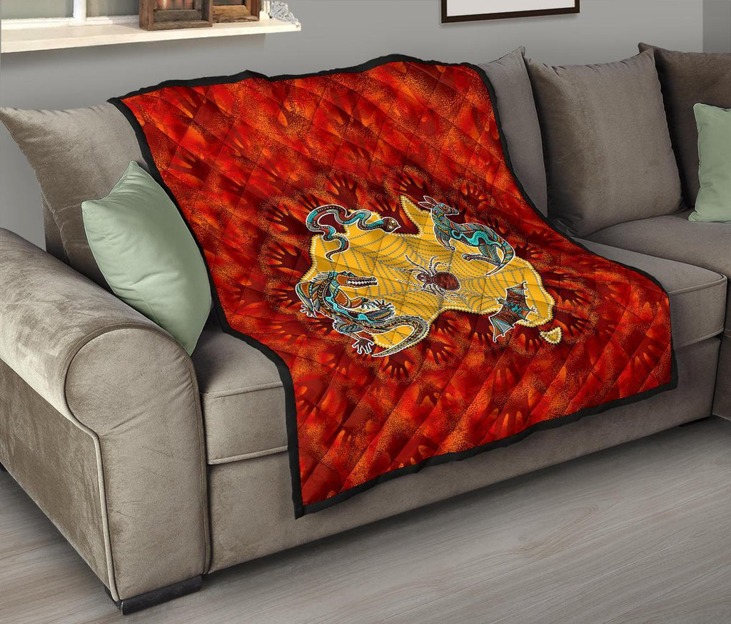aboriginal-premium-quilt-australia-map-hand-patterns-spider-web