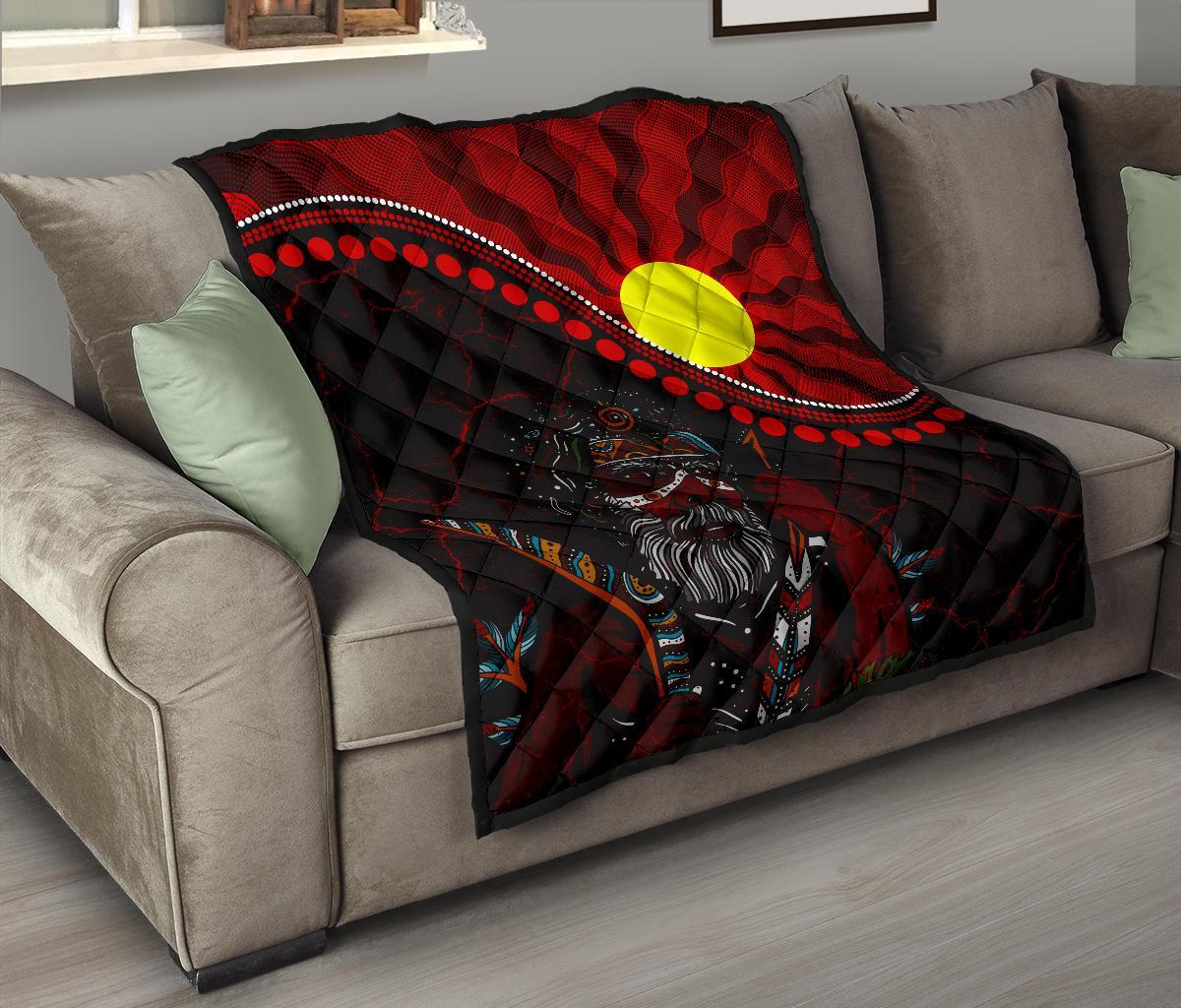 aboriginal-premium-quilt-indigenous-people-and-sun