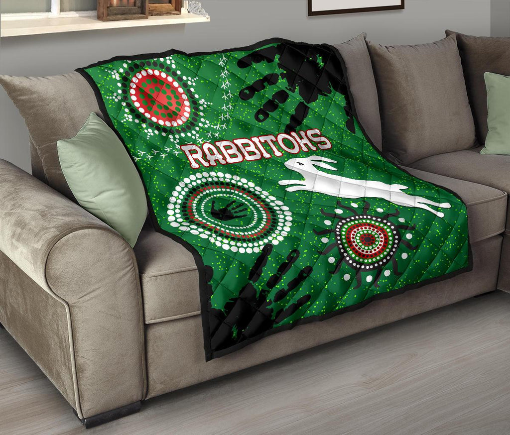 south-sydney-rabbitohs-indigenous-premium-quilt-country-style