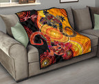 aboriginal-personalised-premium-quilt-couple-aboriginal-lizards