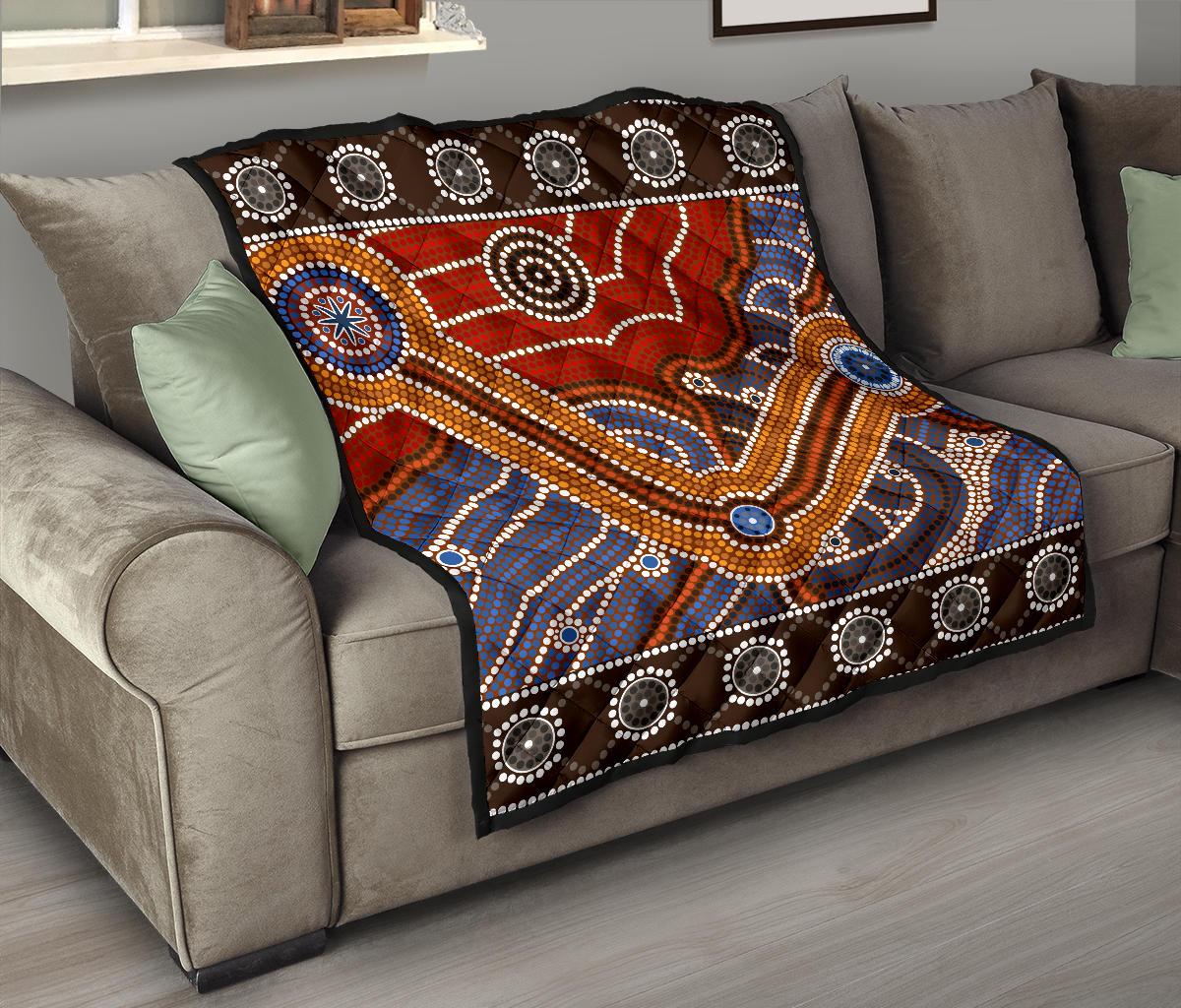 aboriginal-premium-quilt-aboriginal-dot-painting-art-01