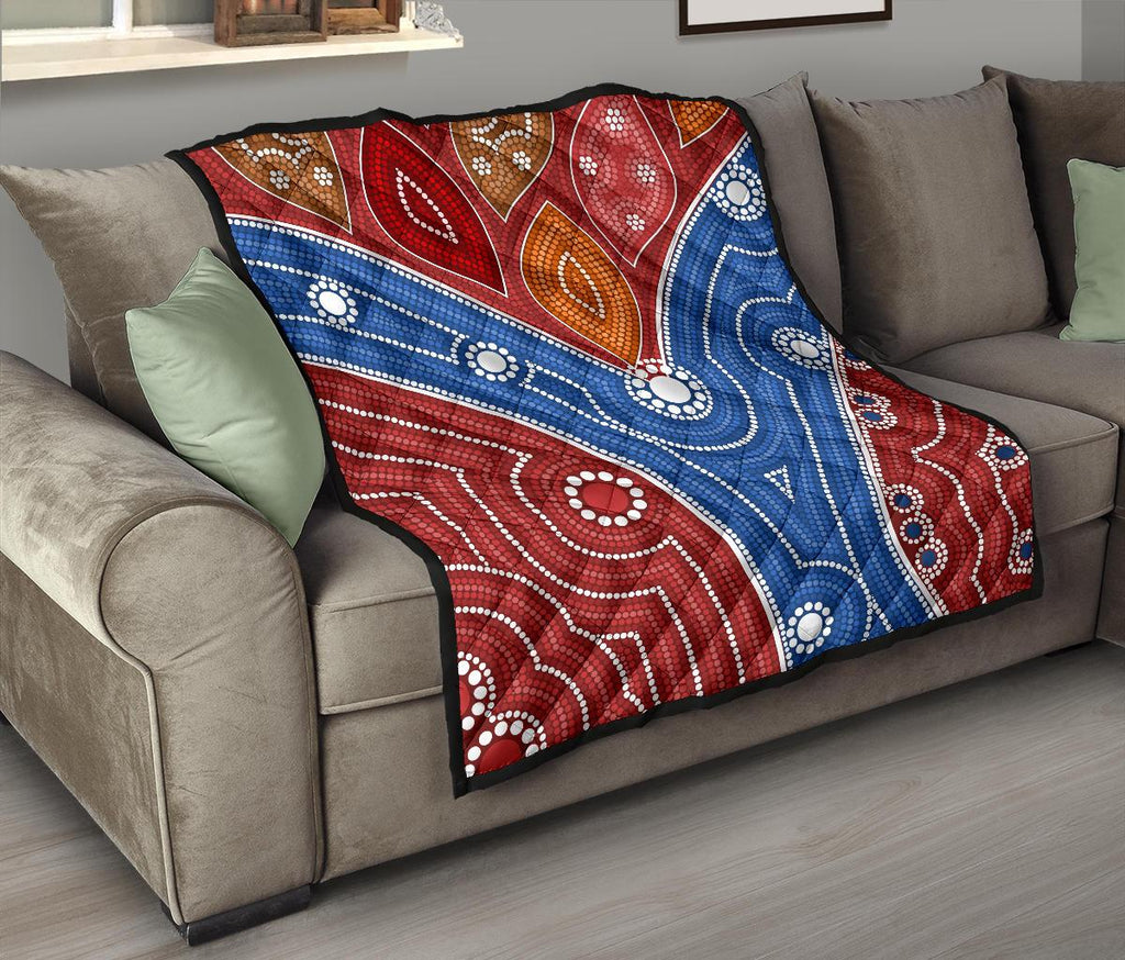 aboriginal-premium-quilt-australia-aboriginal-river