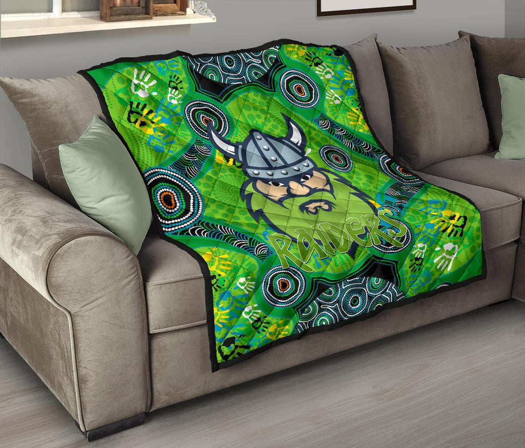 canberra-premium-quilt-raiders-viking-indigenous