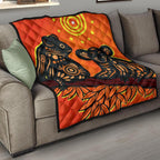 aboriginal-premium-quilt-aboriginal-dot-painting-art